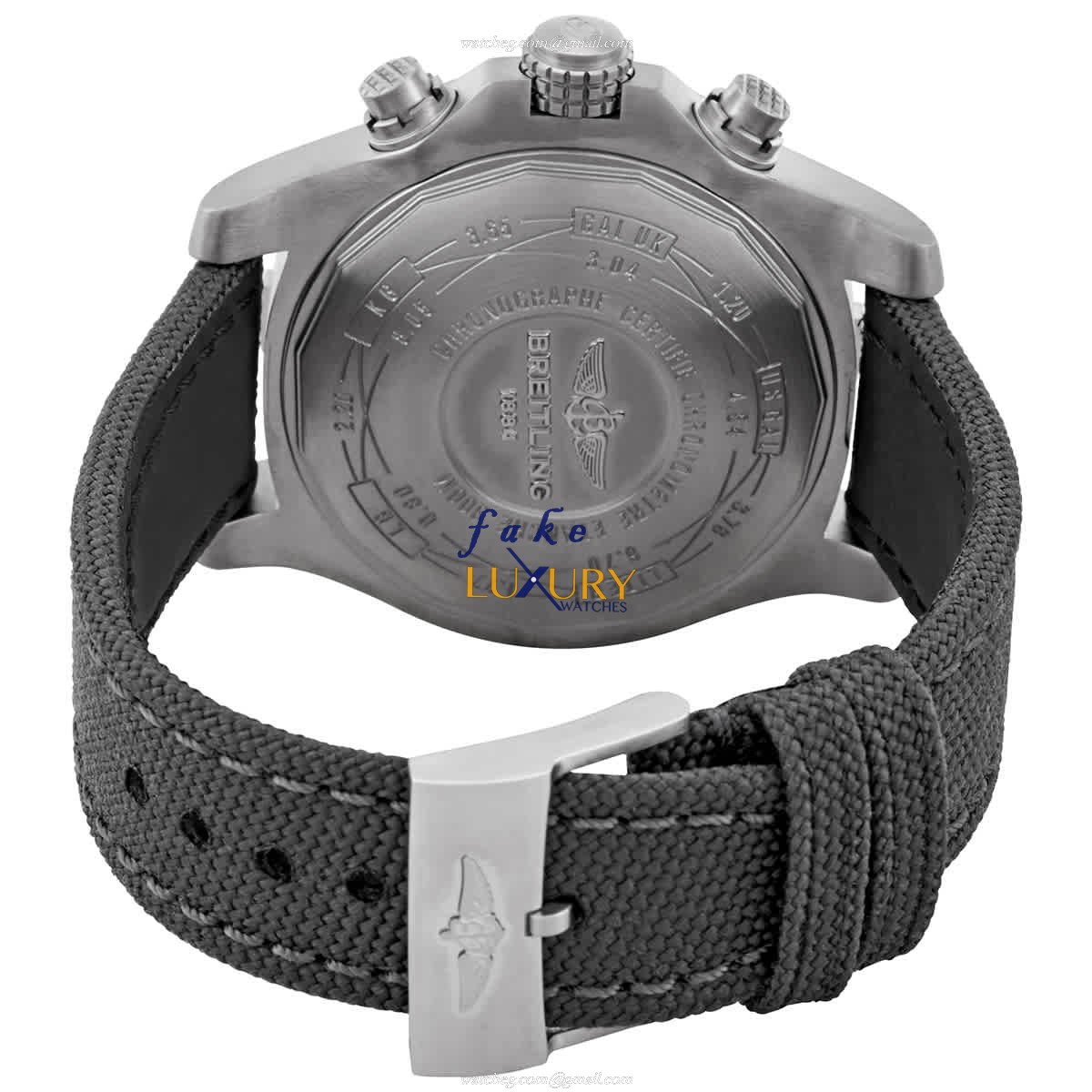 Breitling E13383101M2W1 Avenger II Replica Watch, Gray Dial, Titanium Case, Automatic - Image 3