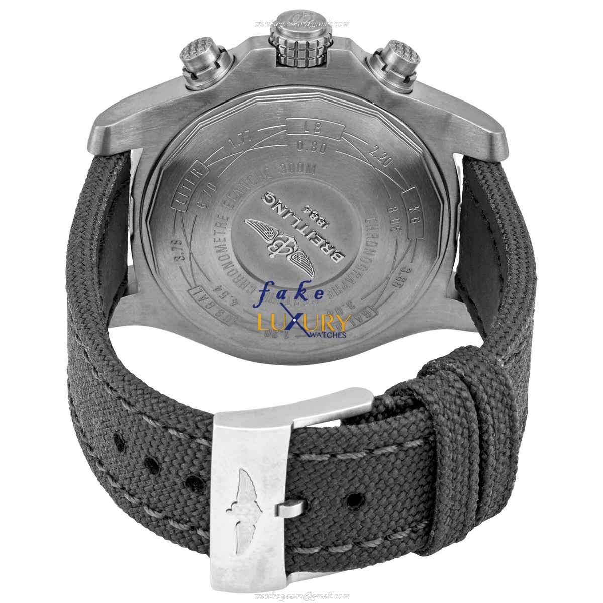 Breitling AVENGER II E13383101M1W1 Replica Watch With Automatic Movement, Gray Dial, Titanium Case - Image 3