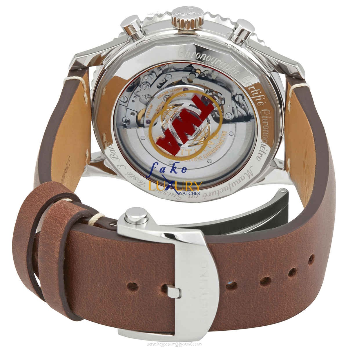 Breitling AB01219A1G1X2 Navitimer 1 Replica Watch, Silver Dial, Steel Case, Automatic - Image 3
