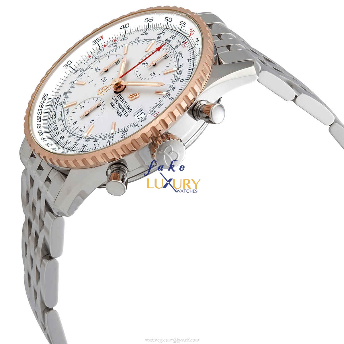 Breitling U13324211G1A1 Navitimer 1 Replica Watch, Automatic Steel Case Silver Dial - Image 2