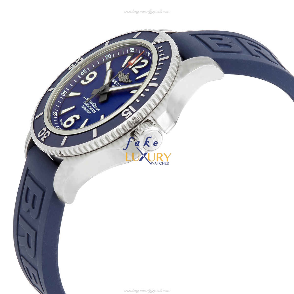 A17366D81C1S2 - Breitling Superocean Replica Watch Automatic Blue Dial 43mm - Image 2