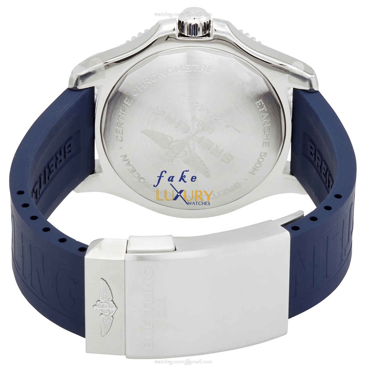 A17366D81C1S2 - Breitling Superocean Replica Watch Automatic Blue Dial 43mm - Image 3