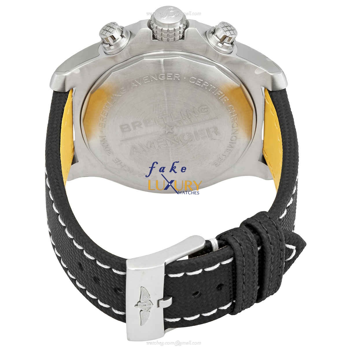 Breitling A13375101B1X1 Avenger II Replica Watch, Black Dial, Steel Case, Automatic - Image 3