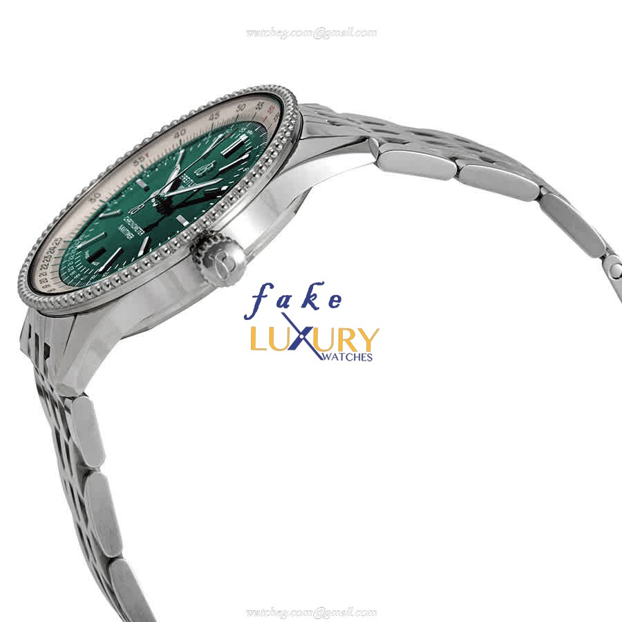 Breitling A173261A1L1A1 Replica Watch, Automatic, Green Dial, Steel Case & Bracelet - Image 2