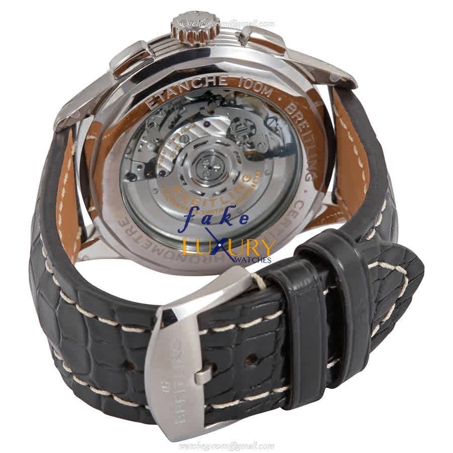 Breitling AB0118221B1P2 Premier Replica Watch, Automatic, Dark Grey Dial, Steel Case - Image 3