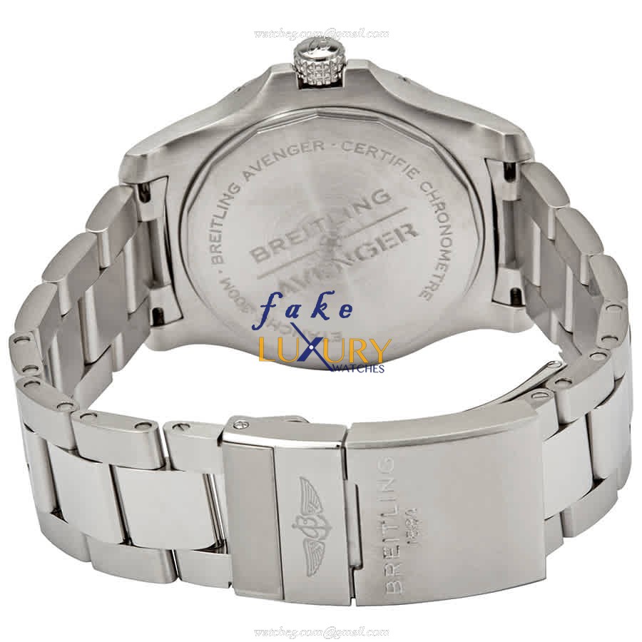Breitling A17318101C1A1 Avenger II Replica Watch, Automatic, Blue Dial, Steel Case - Image 3