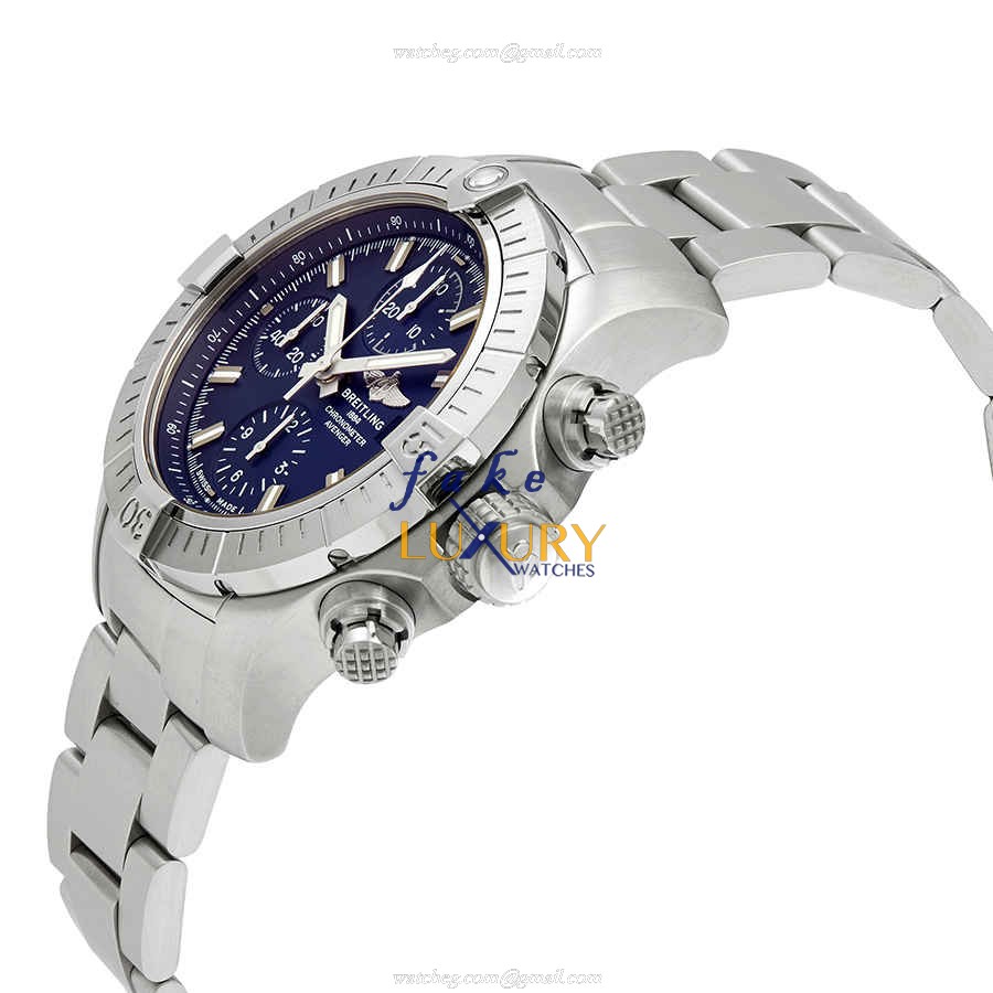 Breitling Avenger II A13385101C1A1 - Replica Watch - Automatic - Blue Dial - Steel Case - Image 2