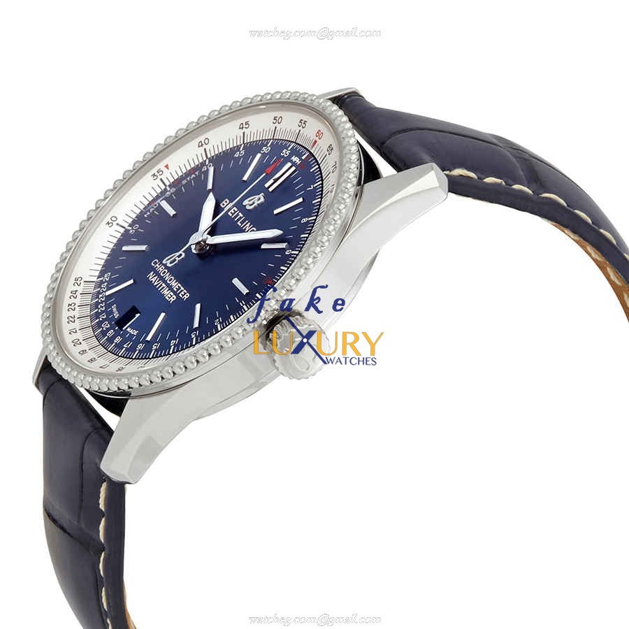 A17325211C1P3 - Breitling Navitimer 1 Replica Watch - Automatic Blue Dial Steel - Image 2