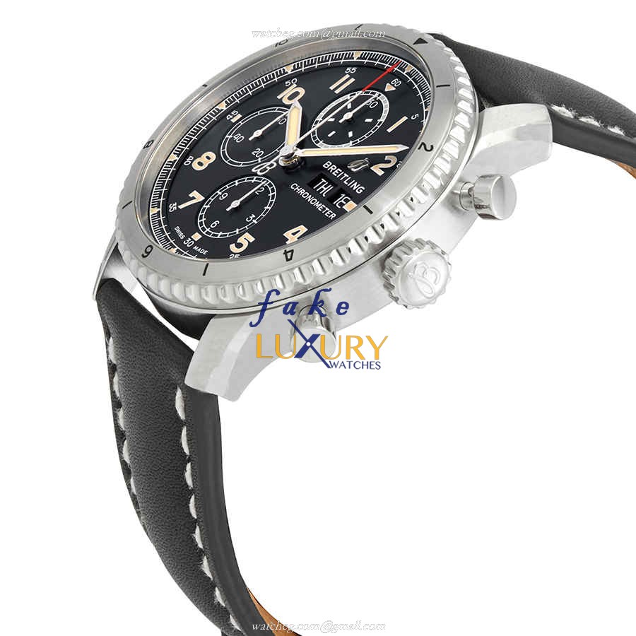 Breitling A13316101B1X2 Replica Watch With Black Dial, Automatic Movement, Steel Case - Image 2
