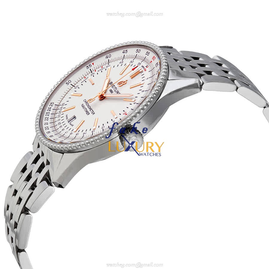 Breitling Navitimer 1 A17326211G1A1 Automatic Silver Dial Steel Replica Watch - Image 2