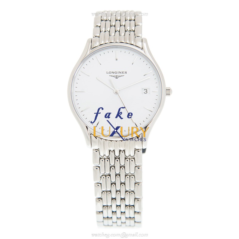 Longines L4.759.4.12.6 Lyre Replica Watch With Quartz Movement White Dial Stainless Steel Strap - Image 2