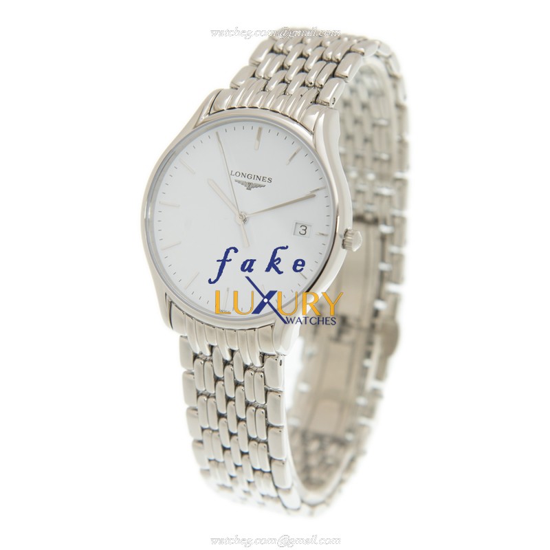 Longines L4.759.4.12.6 Lyre Replica Watch With Quartz Movement White Dial Stainless Steel Strap - Image 3