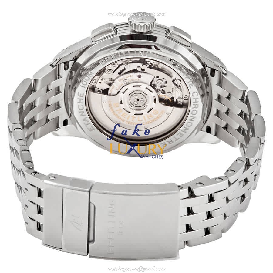 Breitling AB0118221B1A1 Premier Automatic Gray Dial Steel Replica Watch - Image 3