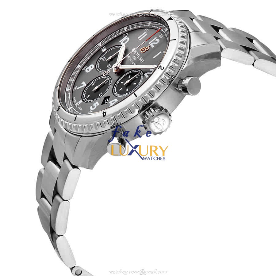 Breitling AB0119131B1A1 AVIATOR 8 Replica Watch Automatic Dark Grey Dial Steel Case - Image 2