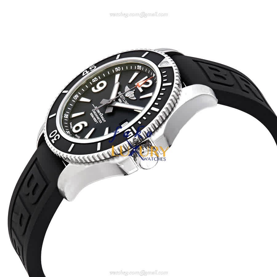 Breitling Superocean A17366021B1S2 - Replica Watch - Automatic - Black Dial - Rubber Strap - Image 2