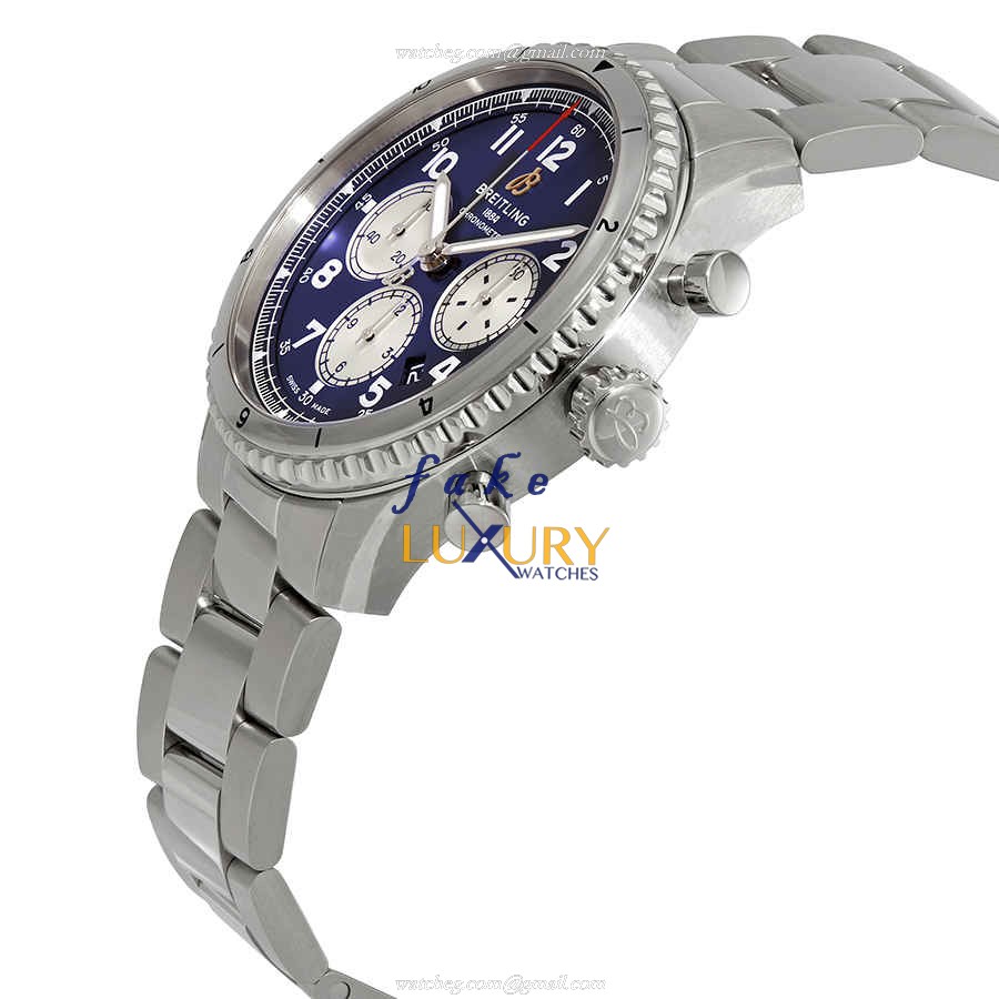 Breitling AB0119131C1A1 AVIATOR 8 | Automatic | Blue Dial | Steel Bracelet | Replica Watch - Image 2