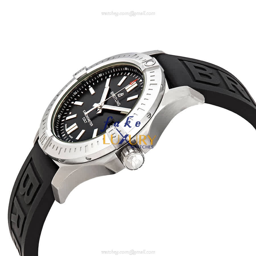 Breitling A17388101B1S1 Challenger Series Replica Watch With Automatic Movement, Black Dial, Rubber - Image 2