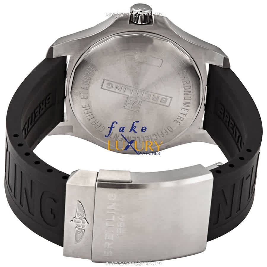 Breitling A17388101B1S1 Challenger Series Replica Watch With Automatic Movement, Black Dial, Rubber - Image 3