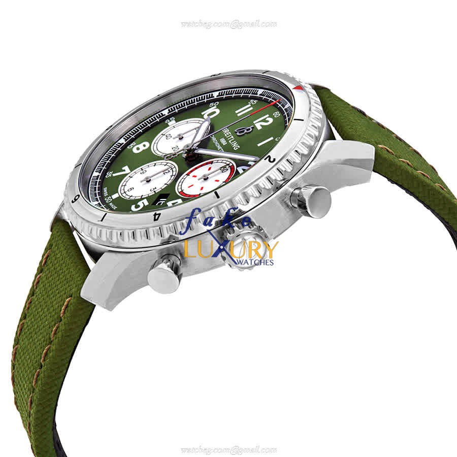 Breitling AVIATOR 8 AB01192A1L1X1 - Replica Watch - Automatic - Green Dial - Steel Case - Image 2
