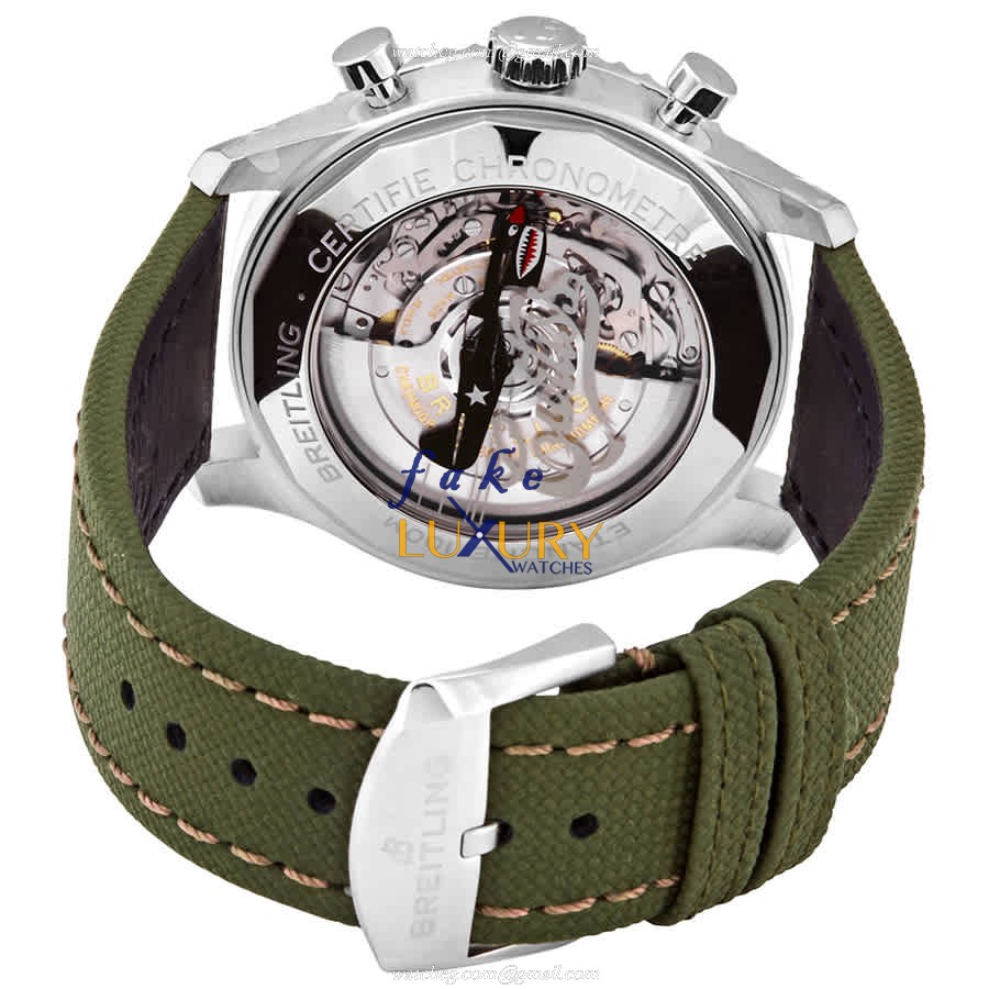 Breitling AVIATOR 8 AB01192A1L1X1 - Replica Watch - Automatic - Green Dial - Steel Case - Image 3