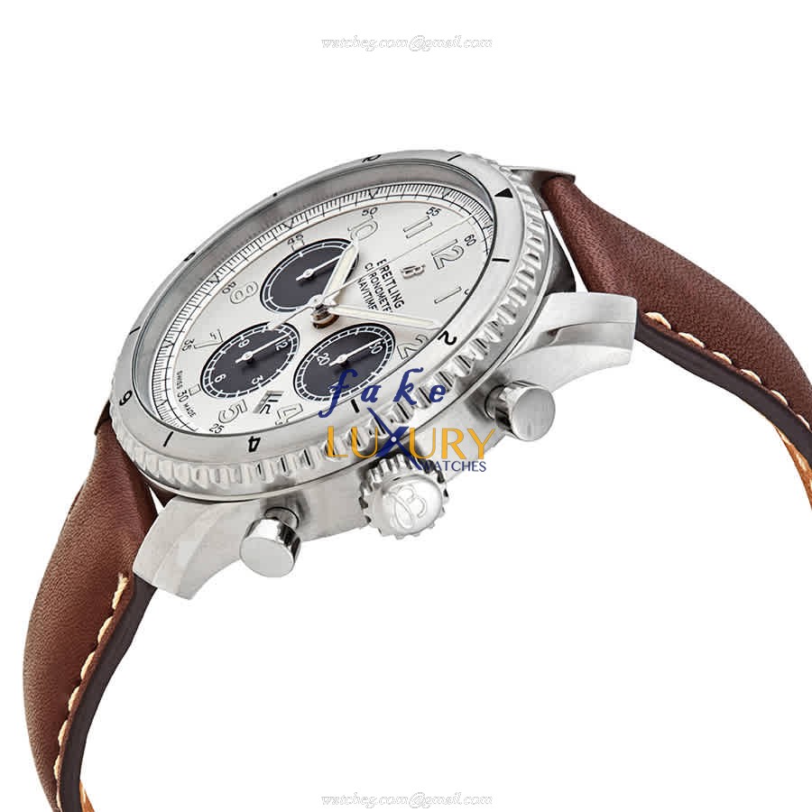 Breitling AVIATOR 8 AB01171A1G1X1 Automatic Stainless Steel Silver Dial Replica Watch - Image 2