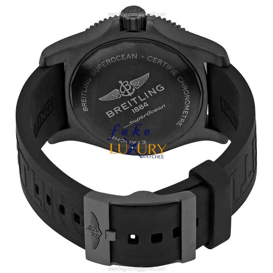 Breitling M17368B71B1S1 Replica Watch, Automatic Movement, Black Dial, Steel Case, Canvas Strap - Image 3