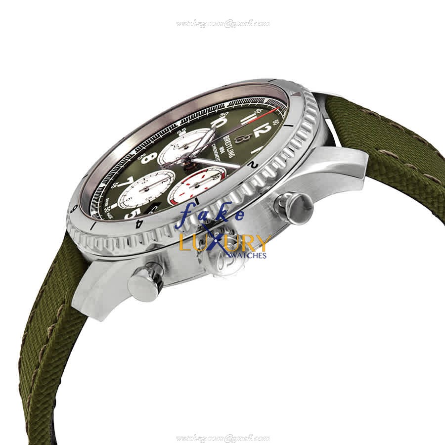 Breitling AB01192A1L1X2 Aviator 8 - Replica Watch - Automatic - Steel Case - Green Dial - Image 2