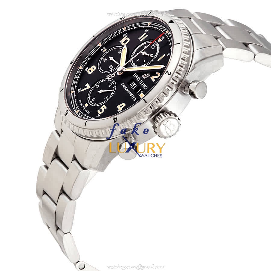 Breitling A13316101B1A1 Replica Watch, Automatic, Black Dial, Steel Case - Image 2