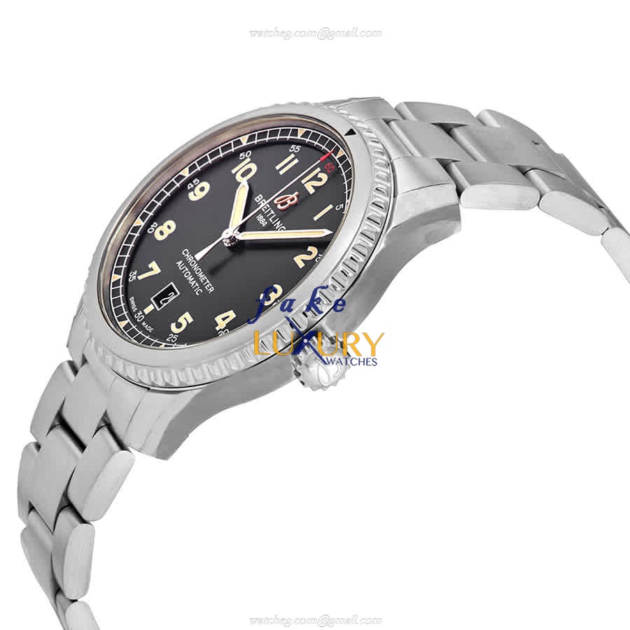 Breitling A17315101B1A1 Replica Watch AVIATOR 8 Automatic Stainless Steel Black Dial 41mm - Image 2