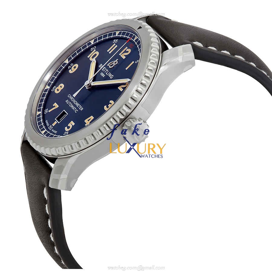 Breitling AVIATOR 8 A17315101C1X2 Automatic Blue Dial Steel Replica Watch - Image 2