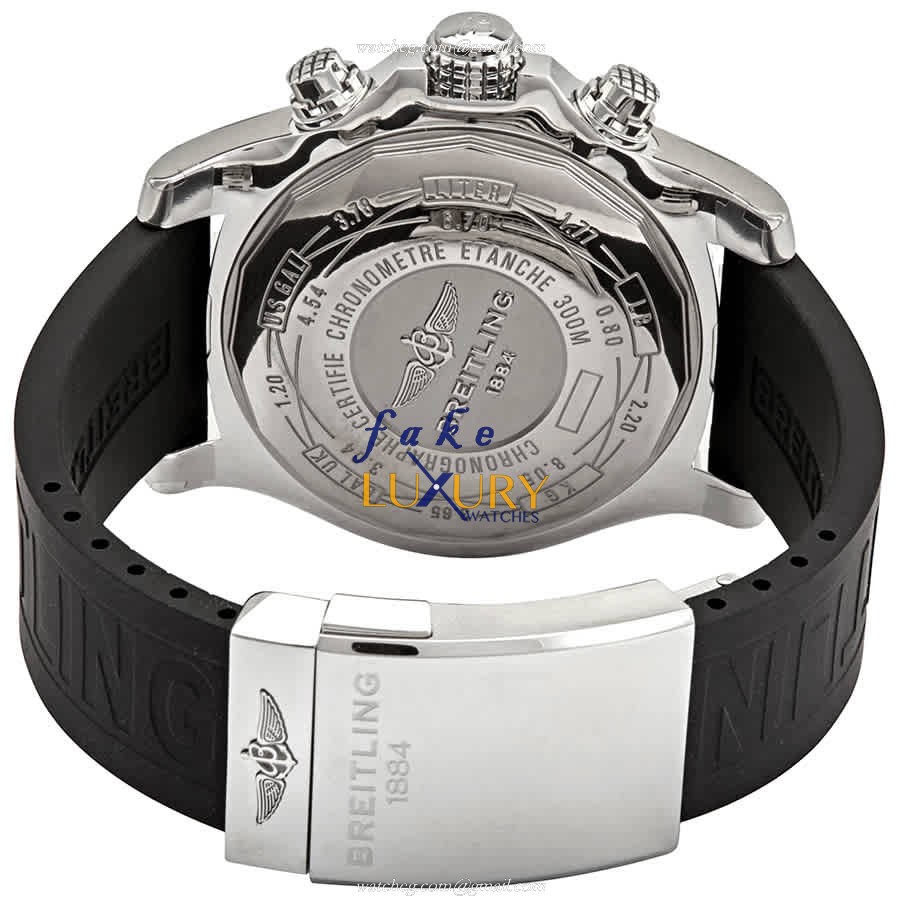 Breitling A13371111B1S1 Avenger II Automatic Stainless Steel Black Rubber Replica Watch - Image 3