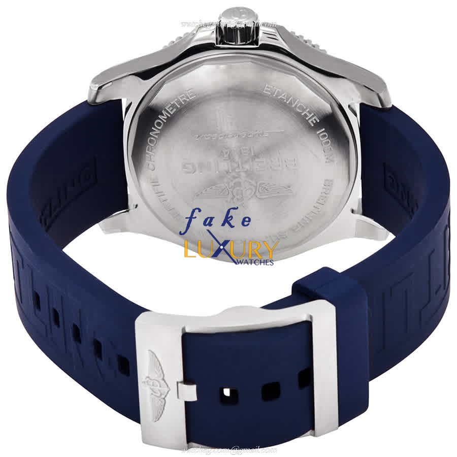 Breitling Superocean A17367D81C1S1 Automatic Blue Dial Rubber Strap Replica Watch - Image 3