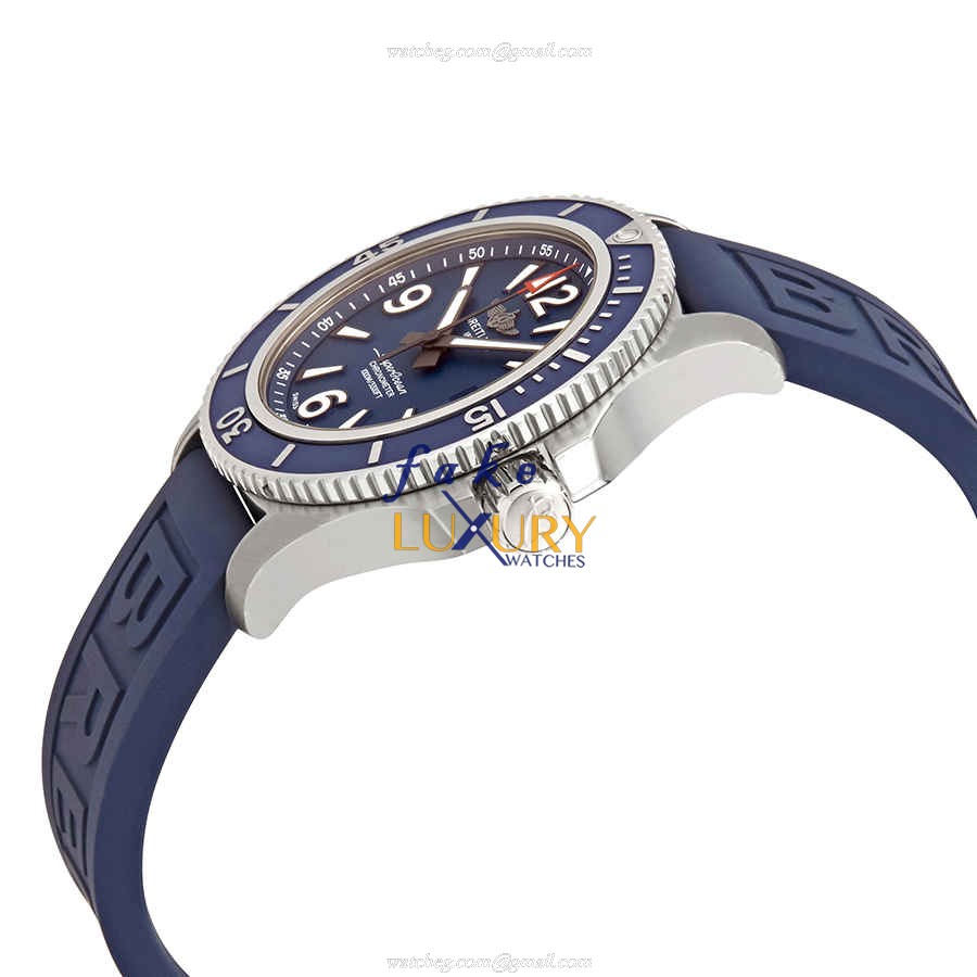 Breitling A17367D81C1S2 Superocean Replica Watch - Automatic - Blue Dial - Rubber Strap - Image 2