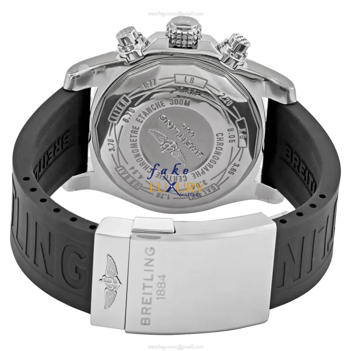 Breitling A13381111B2S1 Avenger II Replica Watch, Black Dial, Steel Case, Automatic - Image 3