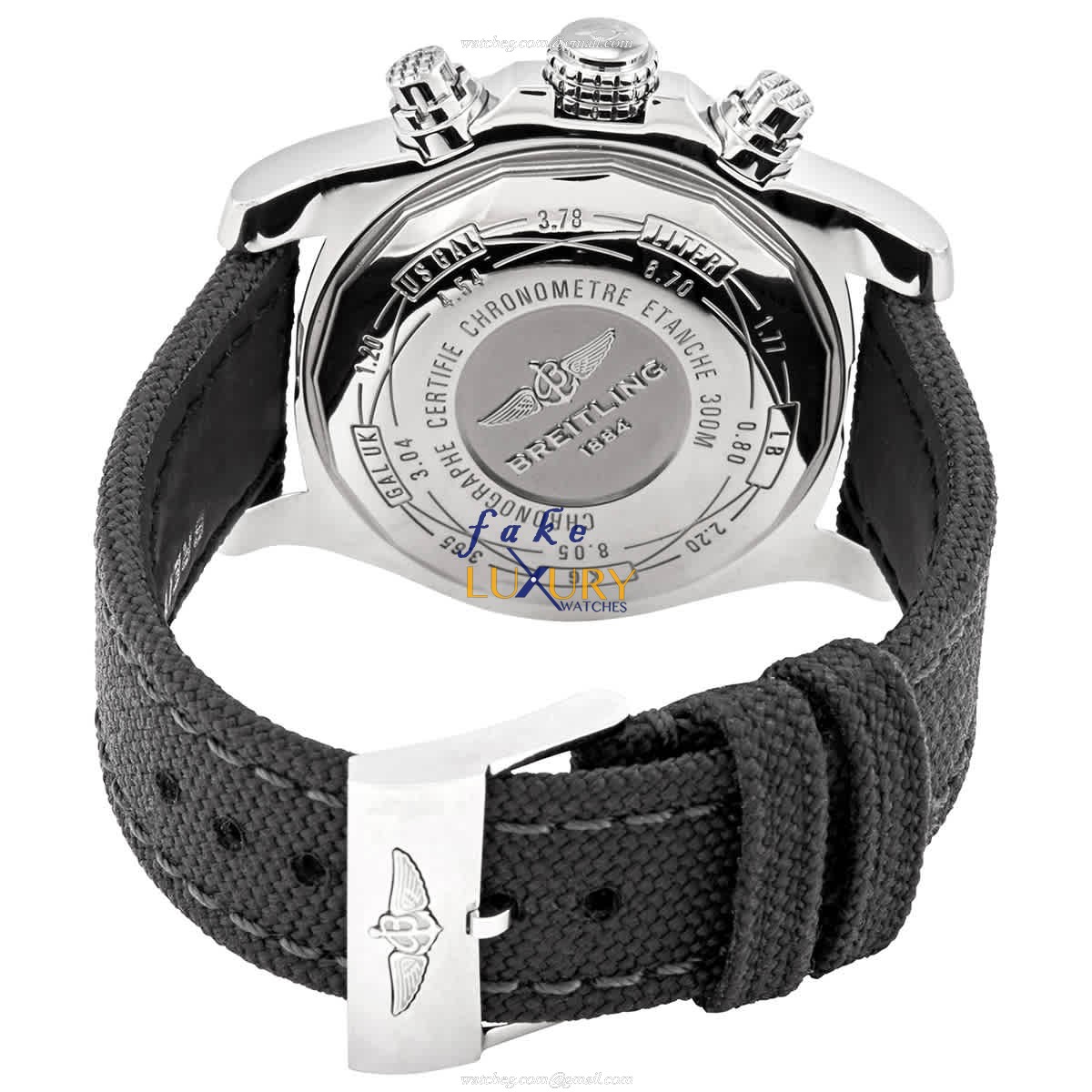 Breitling A13381111B1W1 Avenger II Automatic Replica Watch, Black Dial Steel Case - Image 3