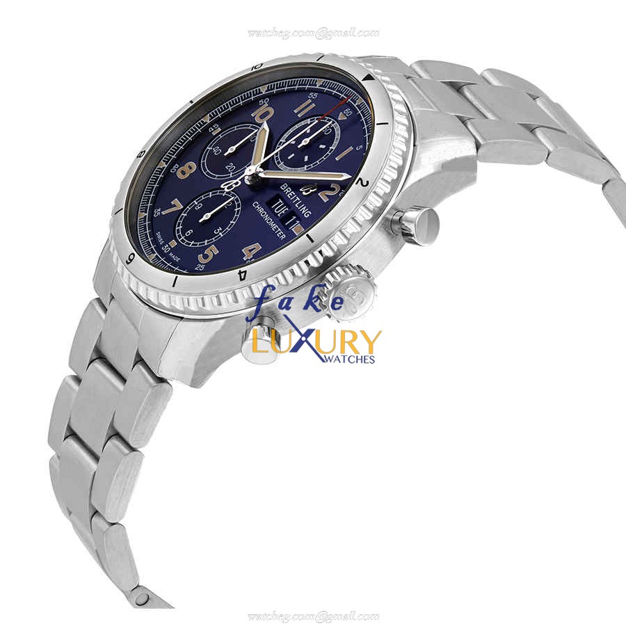 Breitling A13316101C1A1 AVIATOR 8 Blue Dial Automatic Steel Replica Watch - Image 2