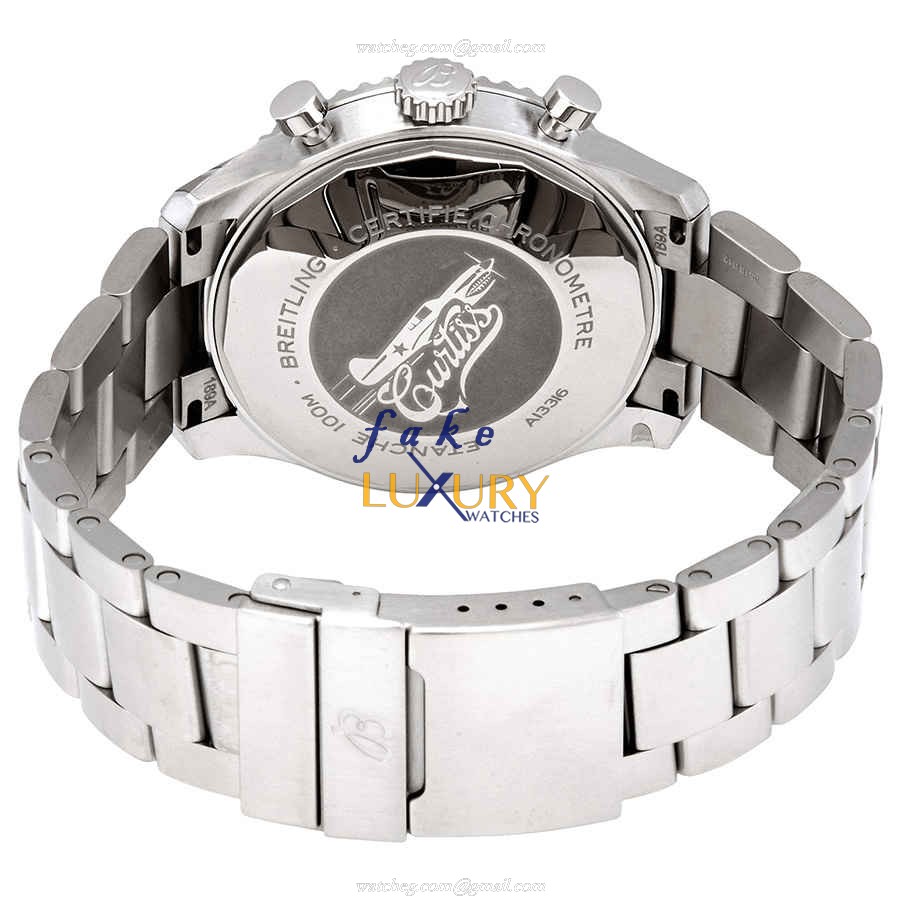 Breitling A133161A1L1A1 AVIATOR 8 Automatic Green Dial Steel Replica Watch - Image 3