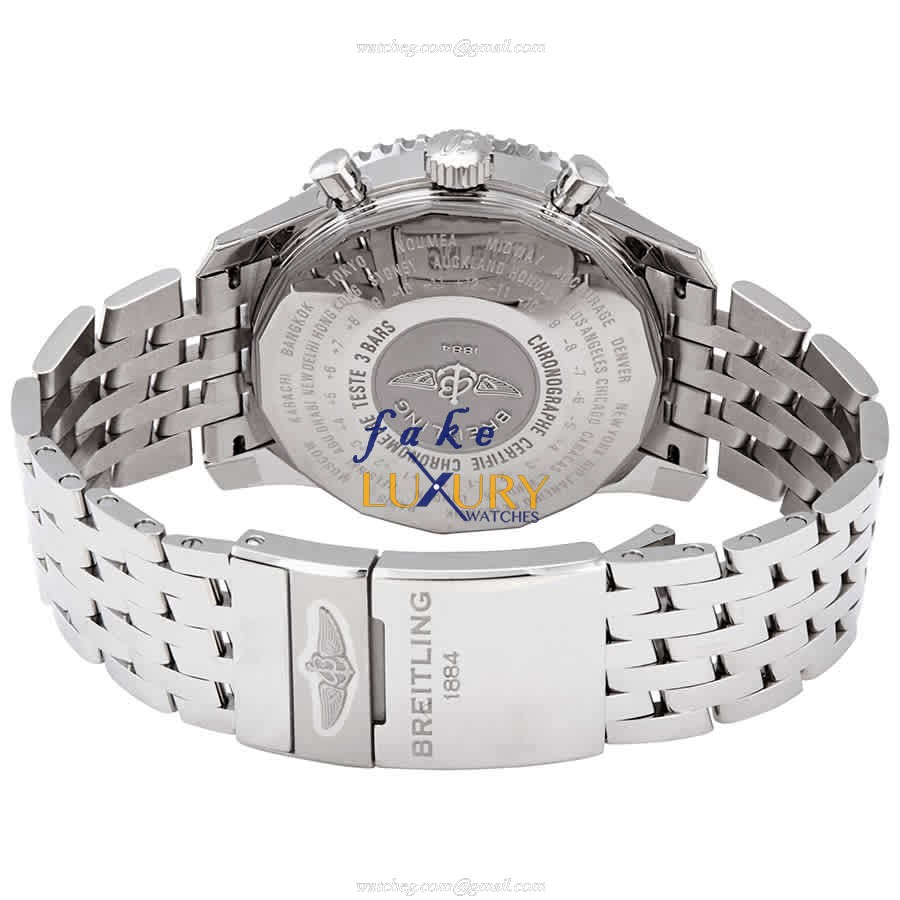Breitling A24322121B2A1 Navitimer 1 Replica Watch, Black Dial, Steel Bracelet, Automatic - Image 3