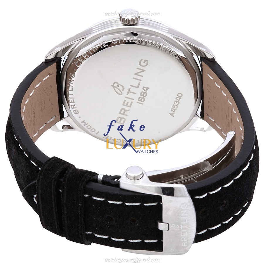 Breitling A45340241B1X1 Premier Automatic Stainless Steel Black Dial Replica Watch - Image 3