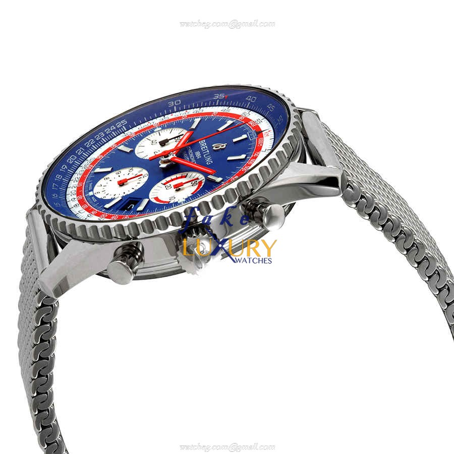 Breitling AB01212B1C1A1 Navitimer 1 Replica Watch Blue Dial Steel Case Automatic - Image 2