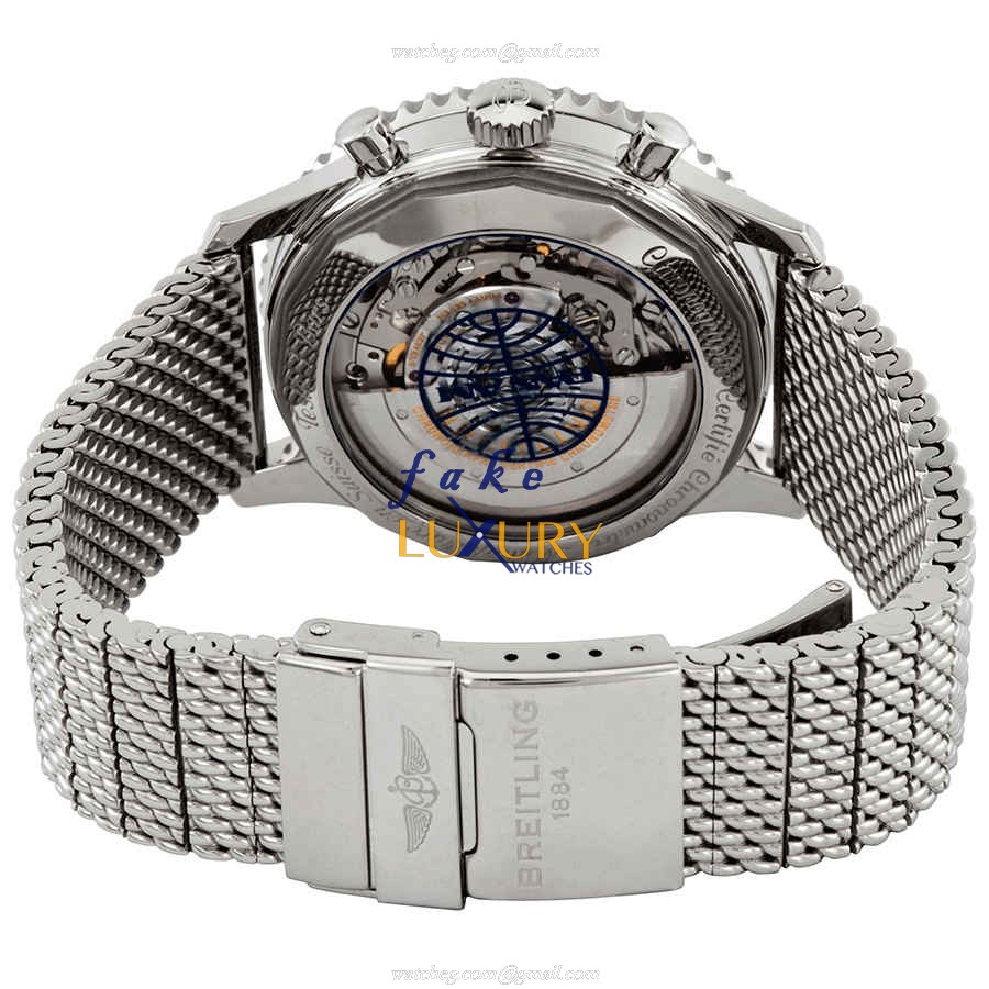 Breitling AB01212B1C1A1 Navitimer 1 Replica Watch Blue Dial Steel Case Automatic - Image 3