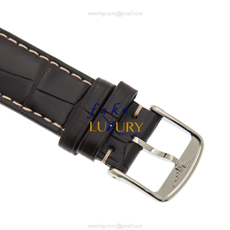 Longines L4.795.4.78.2 Heritage Replica Watch, Automatic, Silver Dial, Steel Case, Brown Alligator - Image 4