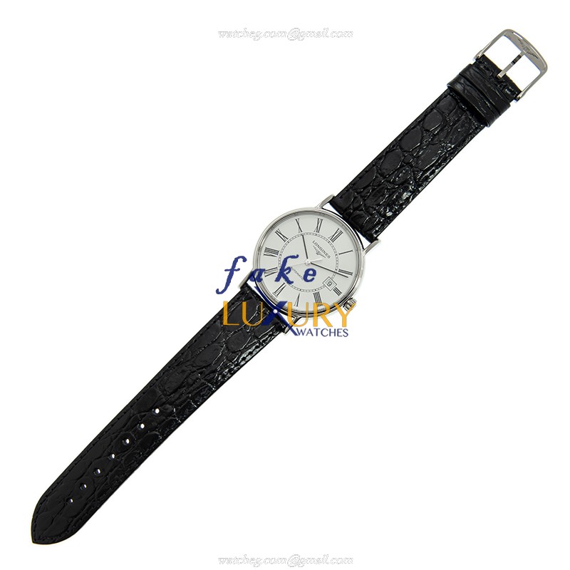 Longines L4.921.4.11.2 PRESENCE Replica Watch, Automatic, White Dial, Steel Case - Image 2