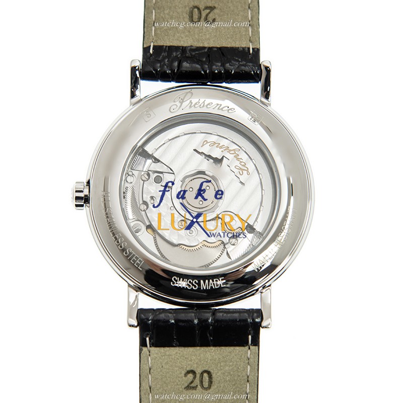 Longines L4.921.4.11.2 PRESENCE Replica Watch, Automatic, White Dial, Steel Case - Image 3