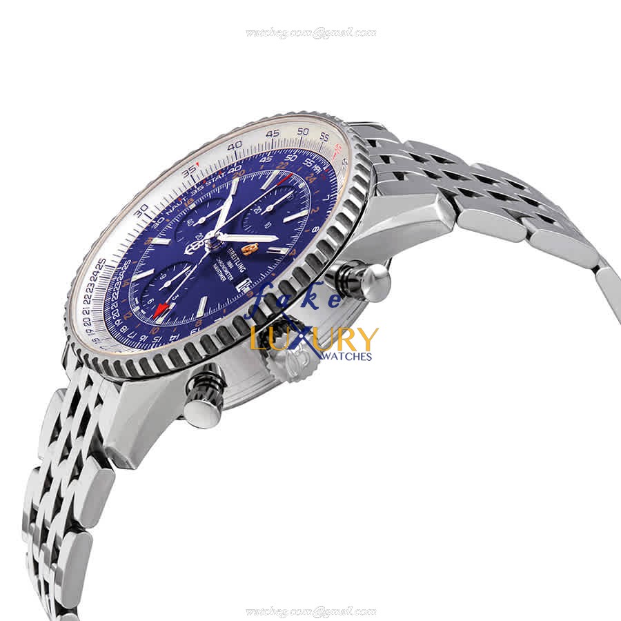 Breitling Navitimer 1 Automatic Replica Watch A24322121C2A1 Blue Dial Steel Case - Image 2