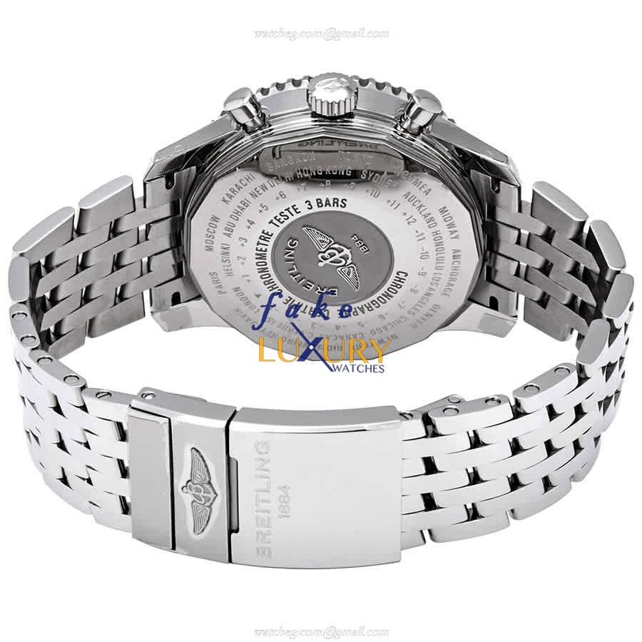 Breitling Navitimer 1 Automatic Replica Watch A24322121C2A1 Blue Dial Steel Case - Image 3