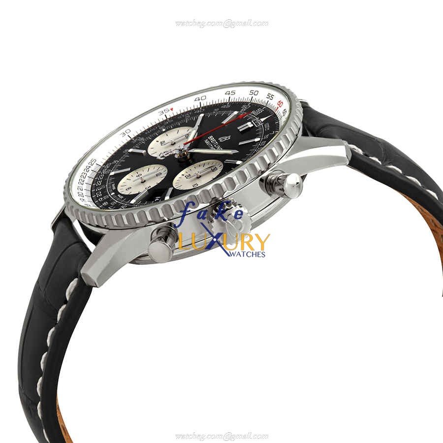 Breitling AB0121211B1P2 Navitimer 1 Replica Watch, Black Dial, Steel Case, Automatic - Image 2