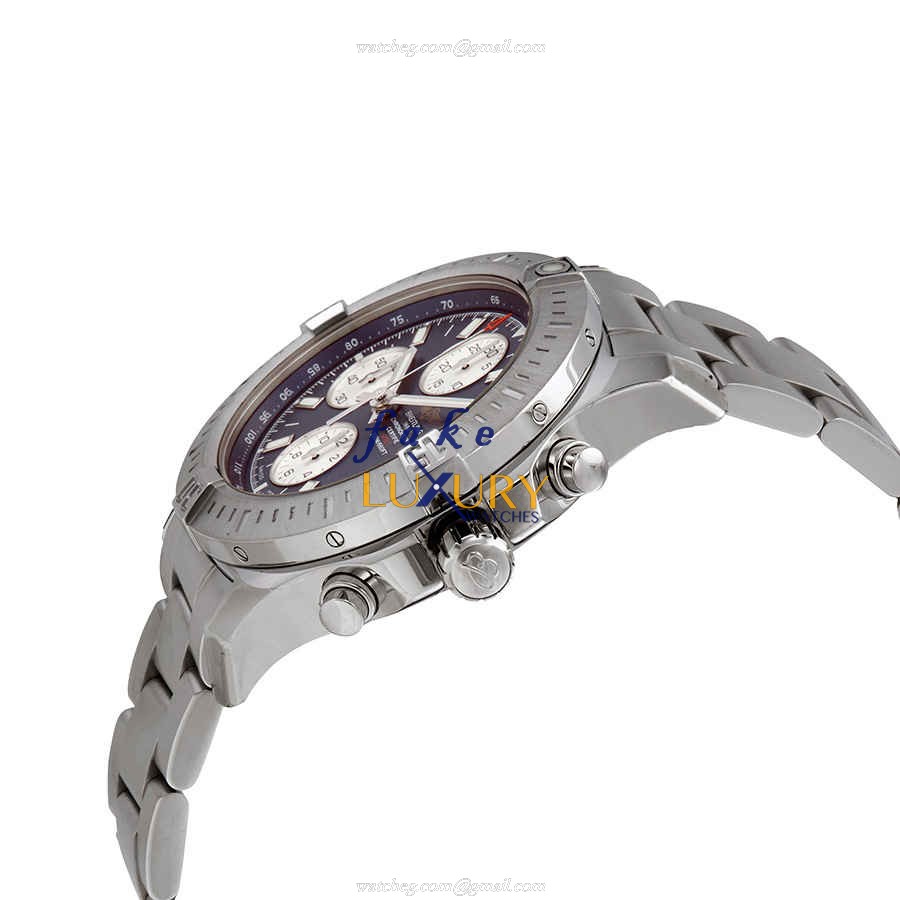 A13388111C1A1 - Breitling Challenger Series Replica Watch - Blue Dial - Steel Bracelet - Image 2