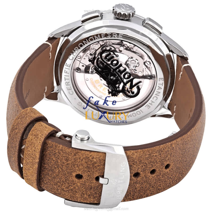 Breitling Premier AB0118A21B1X1 Replica Watch, Automatic, Black Dial, Steel Case - Image 3