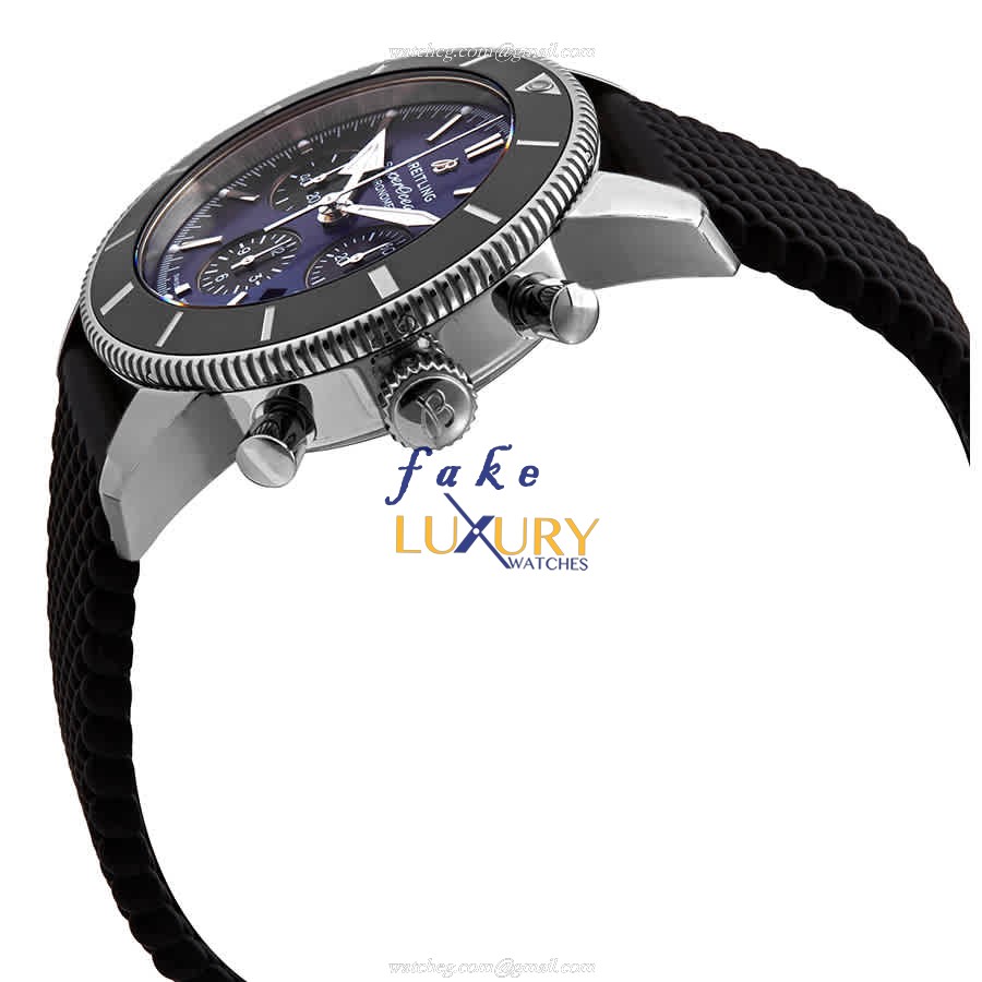 Breitling Superocean AB0162121C1S1 Replica Watch, Blue Dial, Steel Case, Rubber Strap - Image 2